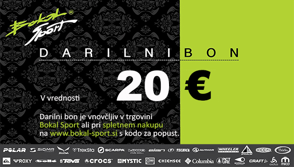 Bokal Sport darilni bon 20 €